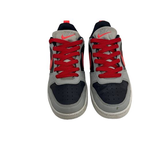 Nike Shoes Court Borough Low Recraft Light Smoke Crimson Sneakers Size Youth 4.5 - Picture 2 of 5